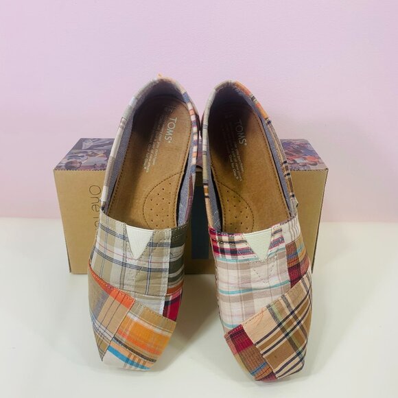 TOMS  new Plaid Men's Classics size 8 - Picture 7 of 16